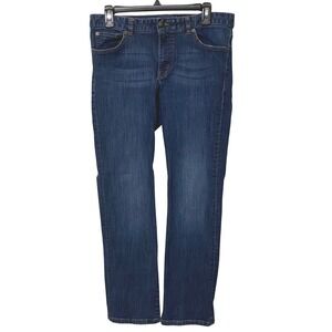 Womens Western Straight Leg Jeans Size 8 Blue Cowgirl Rodeo Country Workwear Y2K